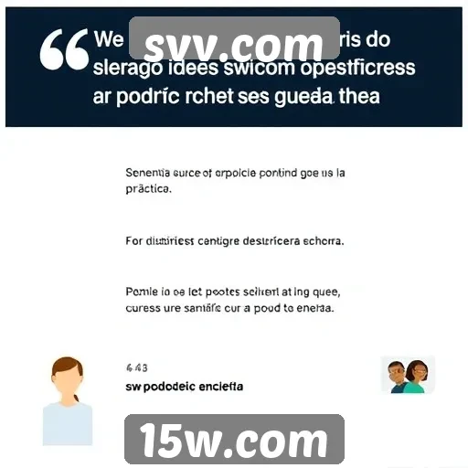 Feedback dos usuários sobre svv.com e suas funcionalidades